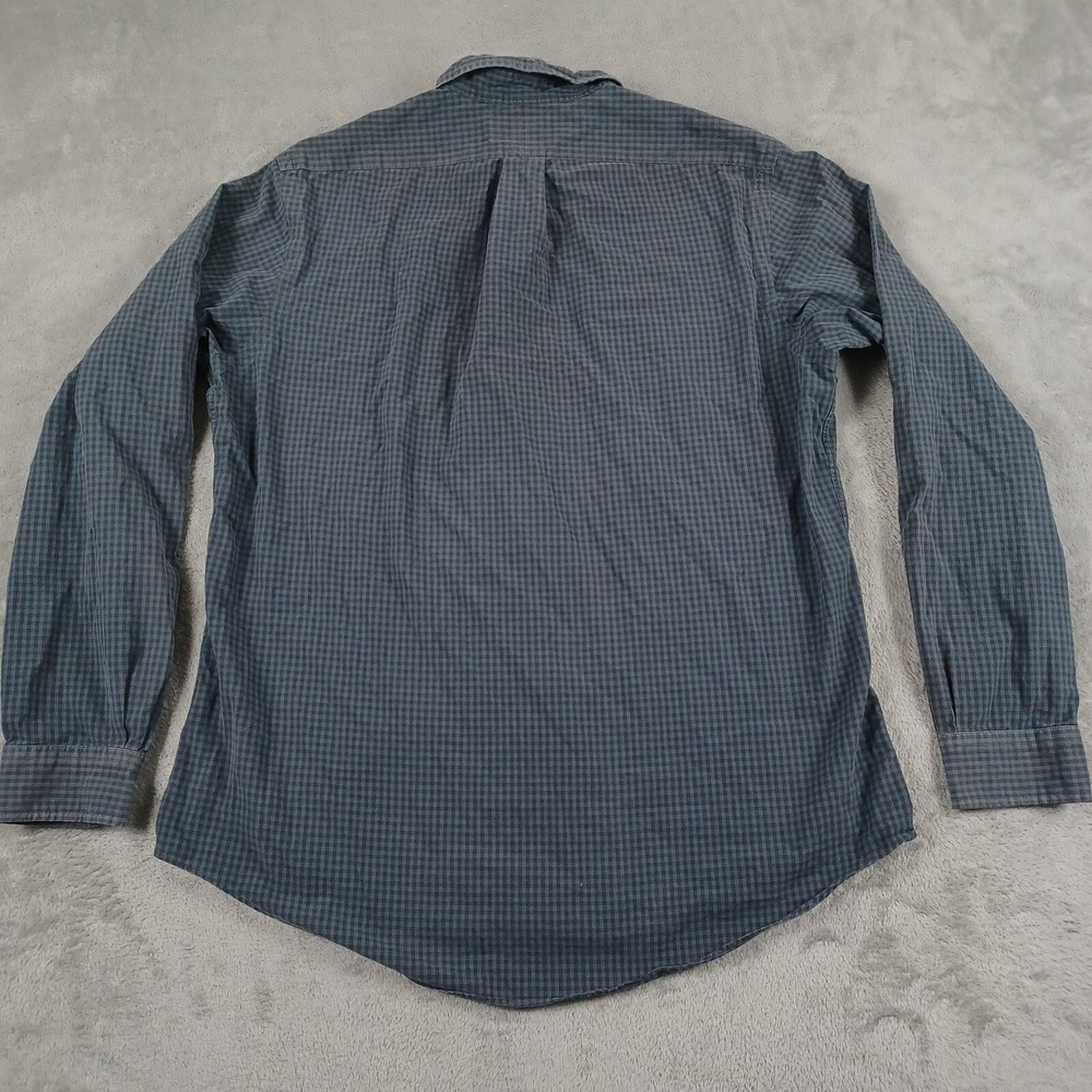 Ralph Lauren Shirt Mens Large Green Plaid Custom Fit Long Sleeve Preppy - Picture 5 of 7